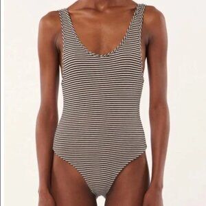 *FREE SHIPPING* EUC Mara Hoffman striped bodysuit